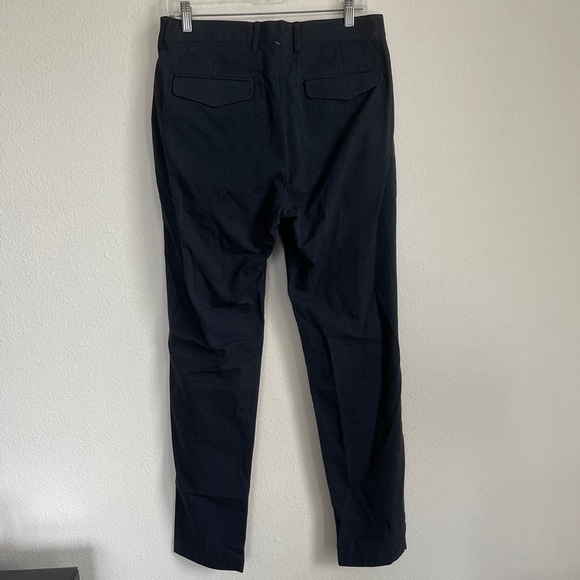 Entireworld. Navy Pleated Trousers - Picture 7 of 7